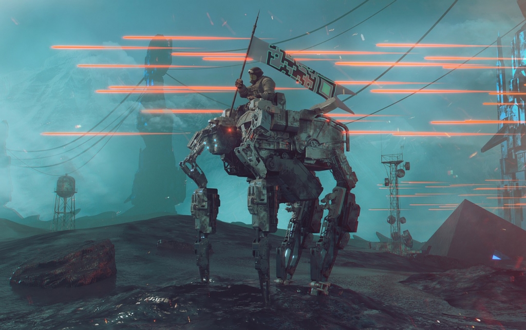 Robot Scifi War